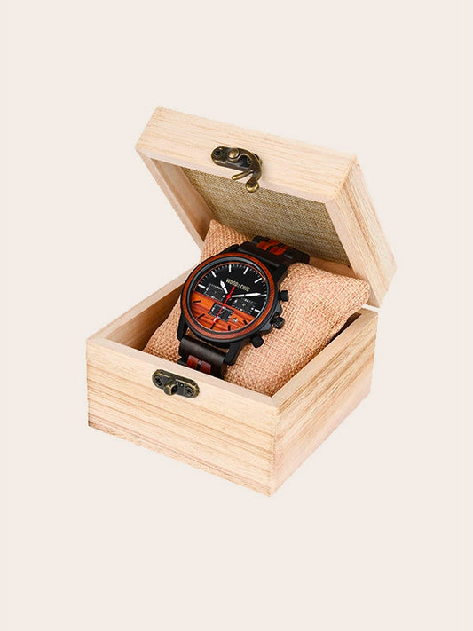 Montre en Bois Homme à Quartz - Gainier