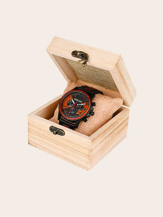 Montre en Bois Homme à Quartz - Tamarinier